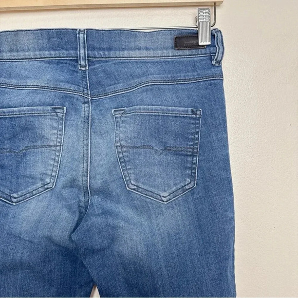 Diesel Womens 27 Regular Slim Straight Leg Distressed Jeans - Picture 14 of 16